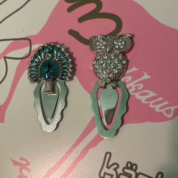 Peacock and Owl Bookmarks - Picture 1 of 12